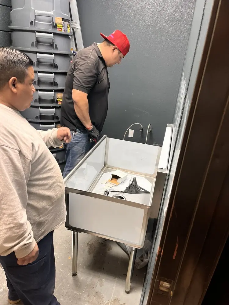 Commercial plumbing and sink installation in Palmer Ranch